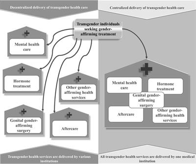 Centralized and Decentralized Delivery of Transgender Health Care Services: A Systematic Review and a Global Expert Survey in 39 Countries